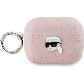 Karl Lagerfeld Monogram Karl Head-etui for AirPods Pro 2 - rosa