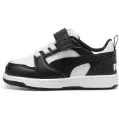 Puma Rebound V6 Low Sneakers Toddlers, Shoes, White/Black, 19