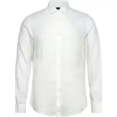 Armani Exchange for man. XM001221AF14619U0001 Fit Linen Shirt white (L), Casual, Party, Classic, Long sleeve