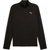 Puma VELOCITY CLOUDSPUN Running Quarter-Zip Top Men, Clothing, Black, S