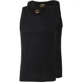 Ralph Lauren for man. 714959333001 Black tank top two-pack (M), Homewear, Cotton, Sleeveless / Straps