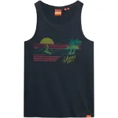 Superdry Outdoor Stripe Ermeløs T-skjorte