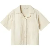 Name it Skjorte - Noos - NkfJasmin - Summer Sand - - 7-8 år (122-128) - Skjorte K/E