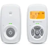 Motorola AM24, DECT-babytelefon, 300 m, Hvit, Rav, Batteri