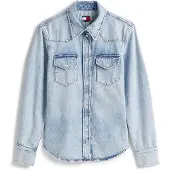 Tommy Hilfiger Dw0dw21416 Denim Skjorte Med Lange Ermer