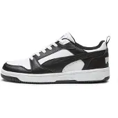 Puma Rebound V6 Low Sneakers, Shoes, White/Black/White, 42