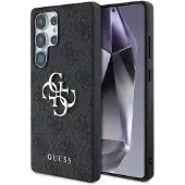 GUESS Samsung Galaxy S25 Ultra 4G Big Metal Logo Hybrid-deksel - Svart