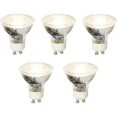 LUEDD Sett med 5 dimbare GU10 LED-pærer 5W 370lm 3000K