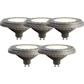 LUEDD Sett med 5 GU10 LED-pærer AR111 8W 750 lm 3000K