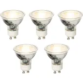 LUEDD Sett med 5 GU10 dimbare LED-pærer 4W 300 lm 2700K