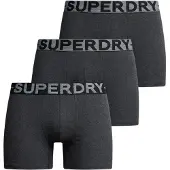 Superdry for man. M3110452C Pack of 3 Boxers Grey design (L), Homewear, Cotton