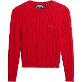 Superdry Essentials Slim Cable Genser