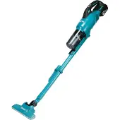 Makita DCL286FZ, 2-i-1 stavstøvsuger, Sort, Blå, Tørr, Batteri