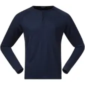 Bergans Lysebu Wool Henley Herre Marineblå L
