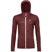 Ortovox Hooded Fleecejakke rød
