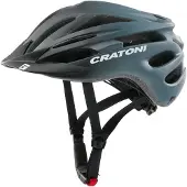 Cratoni Pacer JR, sykkelhjelm, matt sort/grå