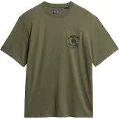 Superdry Merchant Graphic Kortarmet T-skjorte