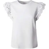 Pepe Jeans for woman. PL506067 Vic T-shirt white (M), Casual, Cotton, Short sleeve