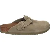 Birkenstock Boston Suede Leather Narrow Sandaler grønn
