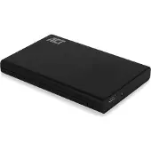 ACT AC1225 lagringsstasjon kabinett HDD/SSD kabinett svart 2,5