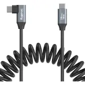 SmallRig 4792 Usb-c Rett Til Usb-c Vinklet Kveilet Datakabel