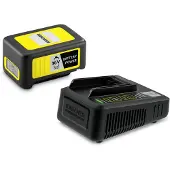Kärcher - Batterilader + batteri - Li-Ion - 2.5 Ah