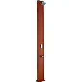 Gre Accessories Aluminium Kvadratisk Solcelledusj Med Treverkseffekt