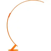 Kdln LED-gulvlampe Kyudo, oransje, høyde 212 cm