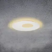 ESCALE Blade Open LED-vegglampe, hvit, Ø 59 cm