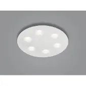 HELESTRA Nomi LED-taklampe Ø49cm dim hvit