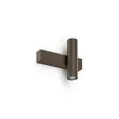 Wever & Ducre LED-vegglampe Ceno 2.0 bronse, 2 700 K, 2 lyskilder.