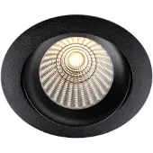 The Light Group SLC DL04 LED innfelte lamper svart 3000 K