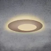 ESCALE Blade Open LED-vegglampe taupe Ø 79 cm