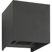 LCD Utendørs LED-vegglampe 5080 up/down grafitt