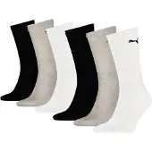 Puma Sokker 6-pack - Crew - Grey Combo - - 35/38 - Sokker