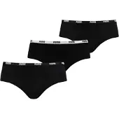 Puma Hipster Underwear Women (3-Pack), Clothing, Black, 2