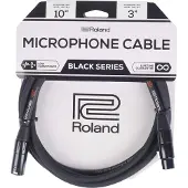 Roland Black Series Mikrofonkabel 10 fot/3 m