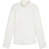 Puma Lucy Long Sleeve Mockneck Golf Top Women, Clothing, Warm White, XXL