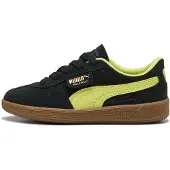 Puma Palermo Sneakers Kids, Shoes, Black/Lemon Sherbert, 32