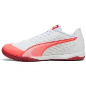 Puma IBERO IV Futsal Boots, Shoes, White/Glowing Red/Dark Crimson, 40.5