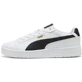 Puma Court Classico Sneakers Unisex, Shoes, White/Black/Gold, 38.5