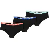 Puma Hipster Underwear Women (3-Pack), Clothing, Black Combo, 4