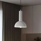 Sigma Hengelampe Vitrum cupola S, taupe, halvrund, Ø 19 cm
