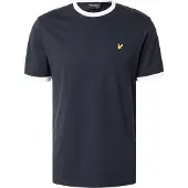 Lyle & Scott Ringer Kortarmet T-skjorte