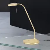 Orion LED-bordlampe Cobra i matt messing