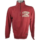 Superdry Vintage Athletic Halv Glidelås Genser