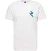 Santa Cruz Screaming Hand Chest T-skjorte hvit