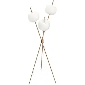 Kdln LED-gulvlampe Kushi, kobberfarget, høyde 140 cm