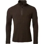 Chevalier Antony Half Zip Wool Langarmet trøye Herre, XXL, Brun