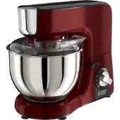 Russell Hobbs 23480-56, Elektrisk visp, Sort, Rød, Vispe, Elte, Miksing, 5 l, 1,5 l, Rustfritt stål